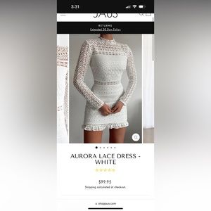 JAUS Aurora Lace Dress